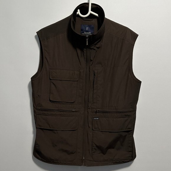Faconnable Brown Vest Sz‎ M men - Picture 1 of 9